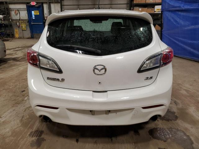 JM1BL1L57B1380612 - 2011 MAZDA 3 S WHITE photo 6