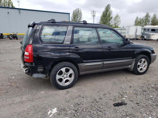 JF1SG65693H723314 - 2003 SUBARU FORESTER 2.5XS შავი ფოტო 3