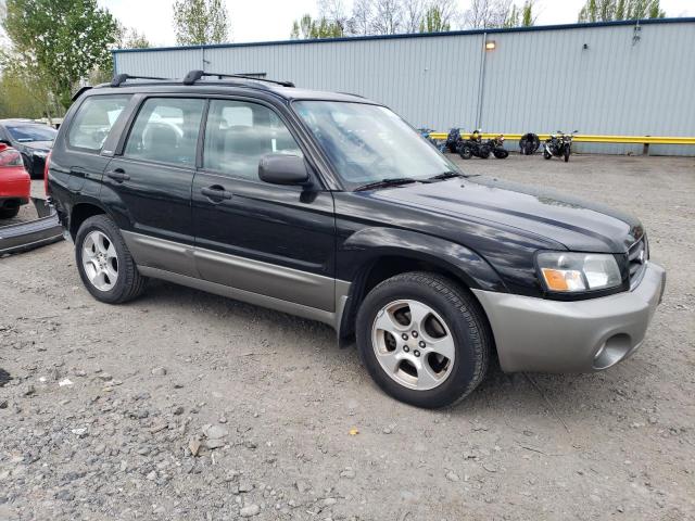 JF1SG65693H723314 - 2003 SUBARU FORESTER 2.5XS შავი ფოტო 4