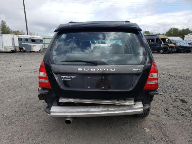 JF1SG65693H723314 - 2003 SUBARU FORESTER 2.5XS შავი ფოტო 6