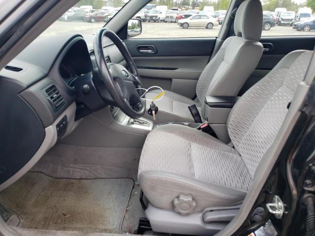 JF1SG65693H723314 - 2003 SUBARU FORESTER 2.5XS შავი ფოტო 7