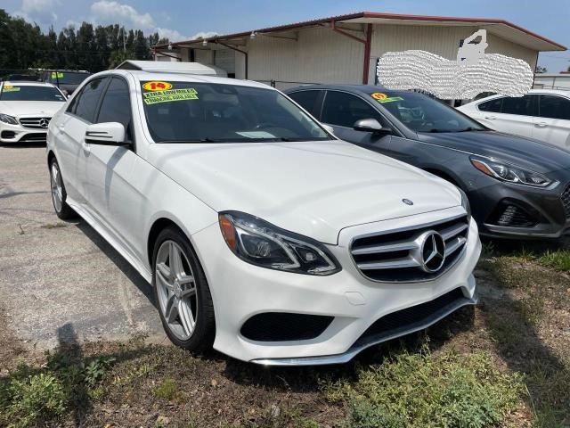 WDDHF5KB6EA897846 - 2014 MERCEDES-BENZ E 350 WHITE photo 1