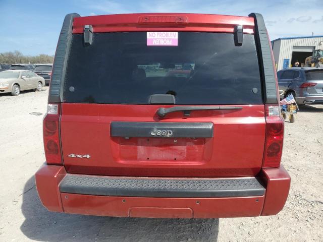 1J4RG4GK0AC156826 - 2010 JEEP COMMANDER SPORT Կարմիր լուսանկար 6