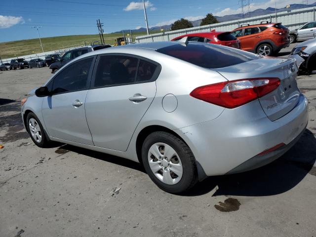 KNAFK4A64E5182632 - 2014 KIA FORTE LX SILVER photo 2