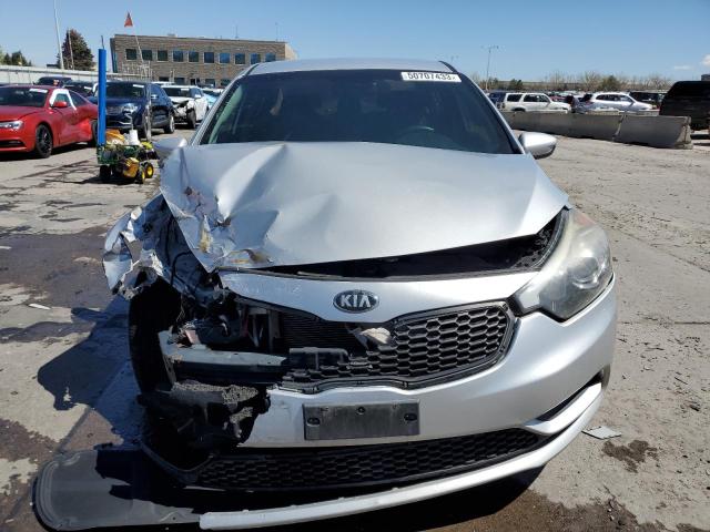 KNAFK4A64E5182632 - 2014 KIA FORTE LX SILVER photo 5