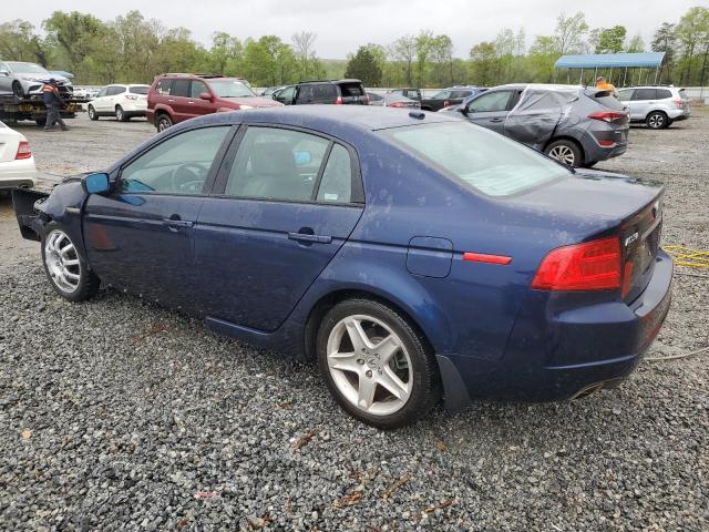 19UUA655X6A064279 - 2006 ACURA 3.2TL BLUE photo 2