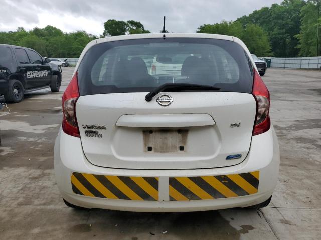 3N1CE2CP4EL406203 - 2014 NISSAN VERSA NOTE S WHITE photo 6