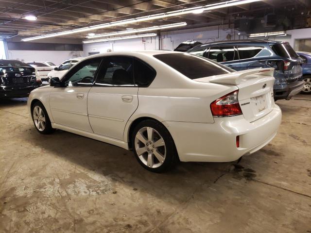 4S3BL676886215485 - 2008 SUBARU LEGACY GT LIMITED WHITE photo 2