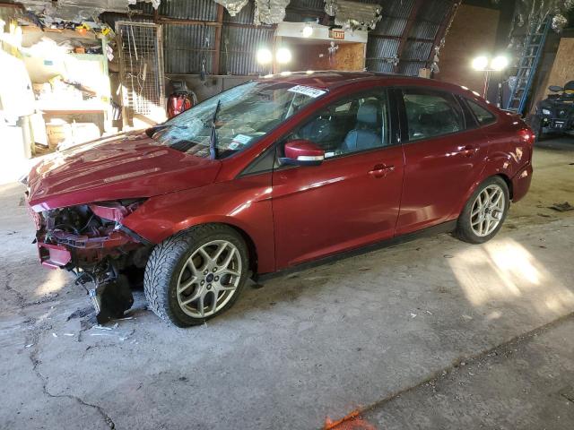 1FADP3F22FL338195 - 2015 FORD FOCUS SE MAROON photo 1