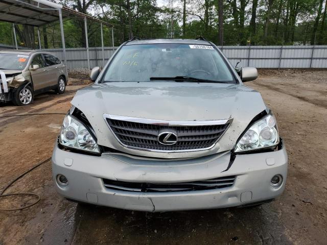 JTJGW31U972003460 - 2007 LEXUS RX 400H SILVER photo 5