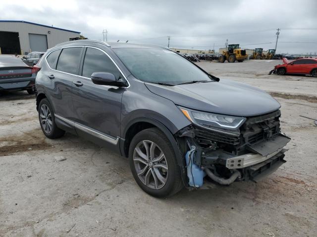 2HKRW2H90NH660599 - 2022 HONDA CR-V TOURING GRAY photo 4