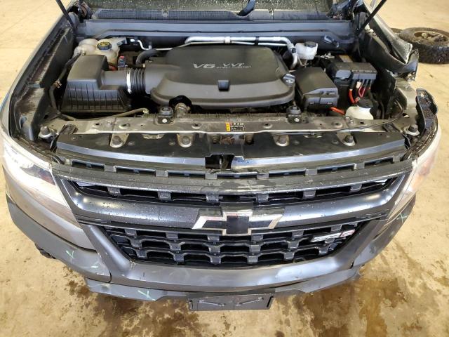 1GCGTEEN9K1320681 - 2019 CHEVROLET COLORADO ZR2 GRAY photo 11