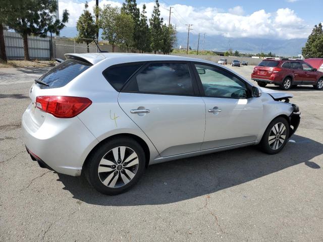 KNAFU5A25D5660505 - 2013 KIA FORTE EX SILVER photo 3