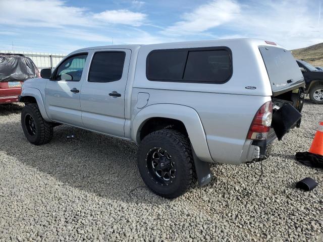 3TMLU4EN0BM062561 - 2011 TOYOTA TACOMA DOUBLE CAB SILVER photo 2