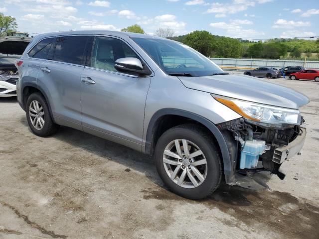 5TDZARFH0FS011480 - 2015 TOYOTA HIGHLANDER LE SILVER photo 4