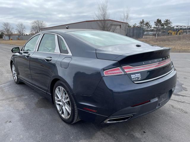 3LN6L2J97ER835042 - 2014 LINCOLN MKZ BLUE photo 3