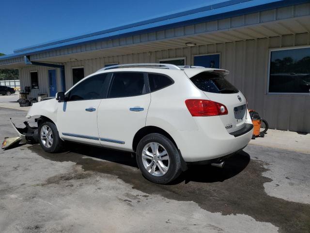 JN8AS5MV3DW133568 - 2013 NISSAN ROGUE S WHITE photo 2