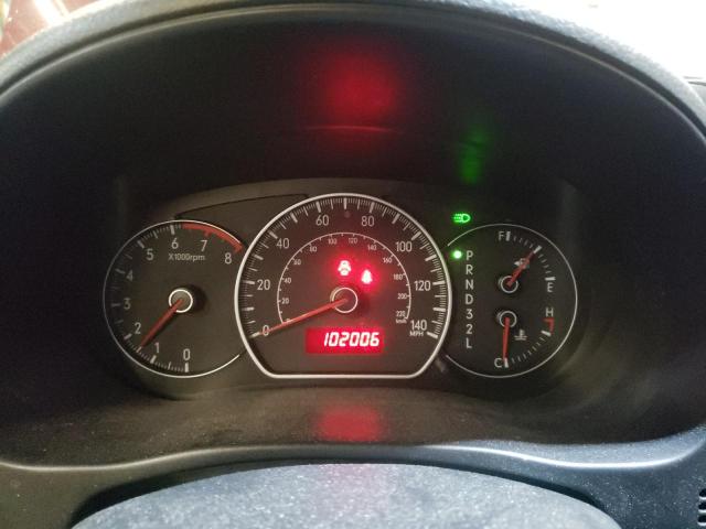 JS2YC412585102710 - 2008 SUZUKI SX4 MAROON photo 9