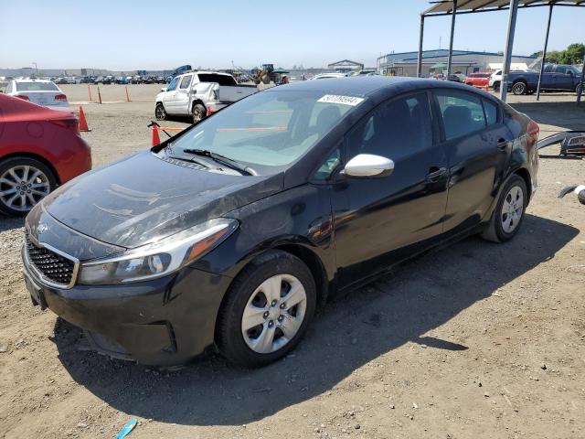 3KPFL4A78HE129272 - 2017 KIA FORTE LX BLACK photo 1