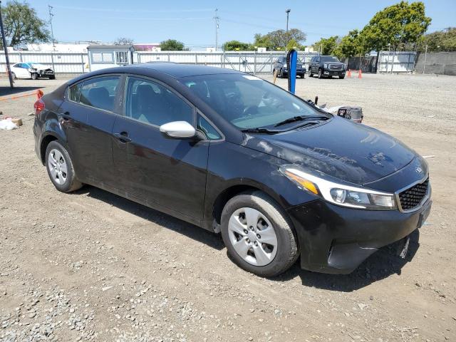 3KPFL4A78HE129272 - 2017 KIA FORTE LX BLACK photo 4