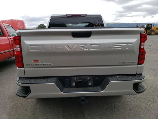 3GCPABEK5NG502457 - 2022 CHEVROLET SILVERADO C1500 CUSTOM SILVER photo 6