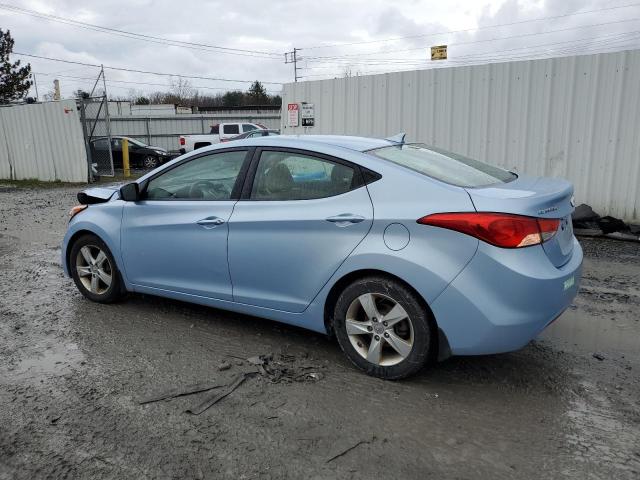 KMHDH4AE2CU368846 - 2012 HYUNDAI ELANTRA GLS BLUE photo 2