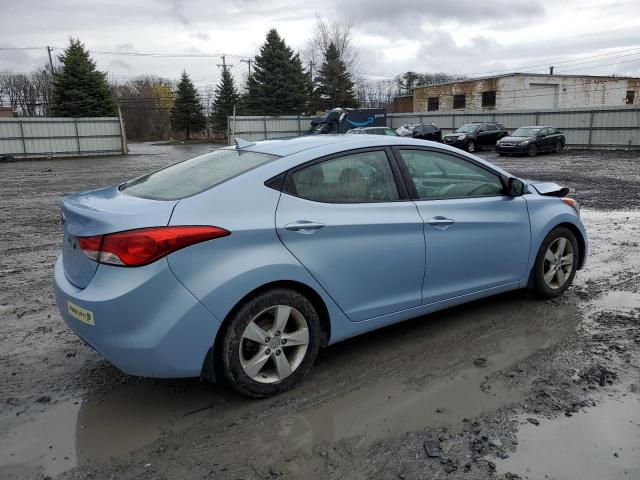 KMHDH4AE2CU368846 - 2012 HYUNDAI ELANTRA GLS BLUE photo 3