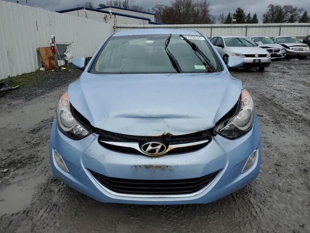 KMHDH4AE2CU368846 - 2012 HYUNDAI ELANTRA GLS BLUE photo 5