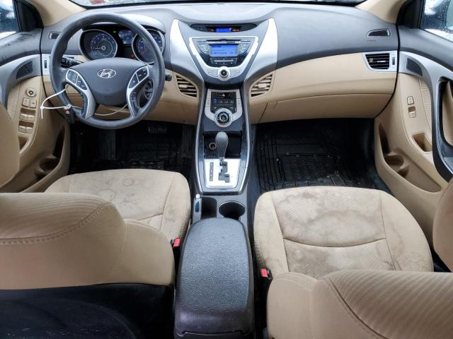 KMHDH4AE2CU368846 - 2012 HYUNDAI ELANTRA GLS BLUE photo 8