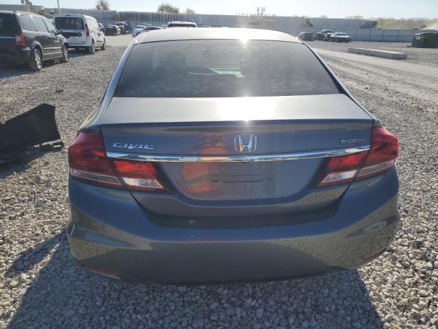 19XFB2F85DE022375 - 2013 HONDA CIVIC EX GRAY photo 6