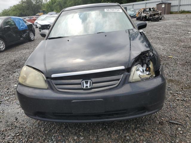 2HGES16553H557691 - 2003 HONDA CIVIC LX BLACK photo 5