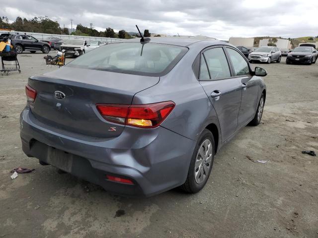 3KPA24AB0KE172027 - 2019 KIA RIO S GRAY photo 3