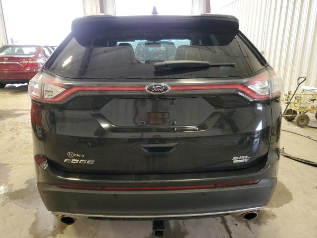 2FMTK4J92FBB59827 - 2015 FORD EDGE SEL BLACK photo 6