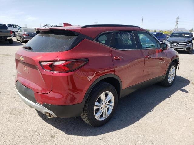 3GNKBJRS6MS572550 - 2021 CHEVROLET BLAZER 3LT RED photo 3