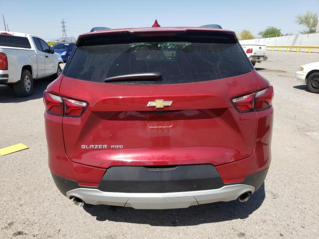 3GNKBJRS6MS572550 - 2021 CHEVROLET BLAZER 3LT RED photo 6