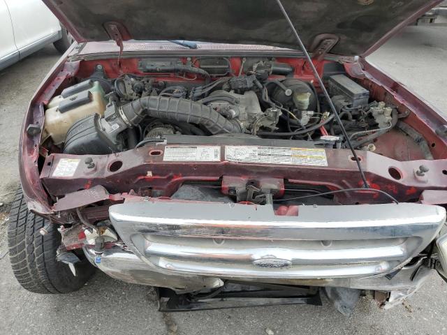 1FTYR10U7WUA82358 - 1998 FORD RANGER BURGUNDY photo 11