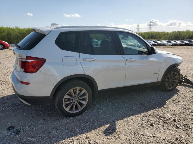 5UXWX9C5XH0T10457 - 2017 BMW X3 XDRIVE28I WHITE photo 3