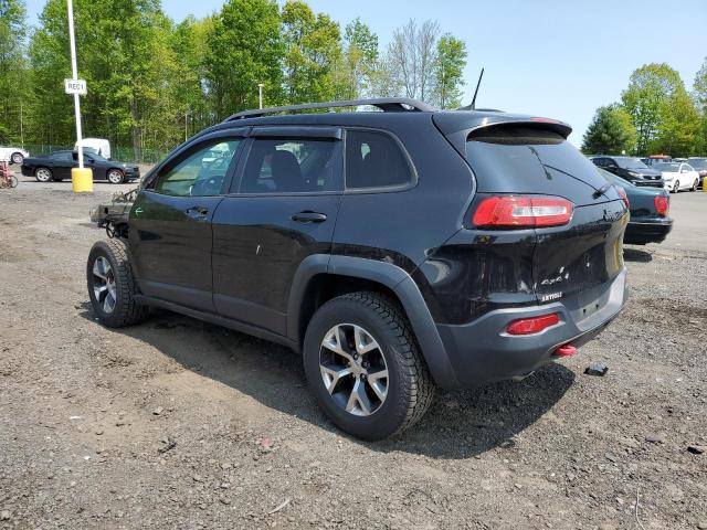 1C4PJMBS4FW786263 - 2015 JEEP CHEROKEE TRAILHAWK შავი ფოტო 2