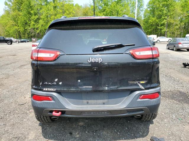 1C4PJMBS4FW786263 - 2015 JEEP CHEROKEE TRAILHAWK შავი ფოტო 6