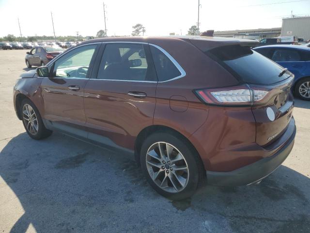 2FMTK3K86FBB76193 - 2015 FORD EDGE TITANIUM BROWN photo 2