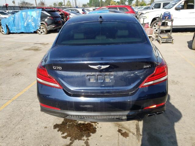 KMTG64LA4KU035386 - 2019 GENESIS G70 ADVANCED BLUE photo 6