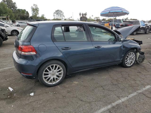 WVWDB7AJ1DW119724 - 2013 VOLKSWAGEN GOLF BLUE photo 3