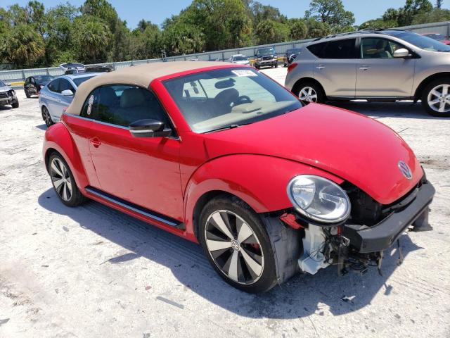 3VW7A7AT9DM801667 - 2013 VOLKSWAGEN BEETLE TURBO RED photo 4