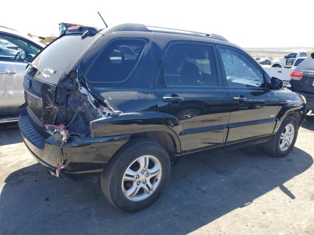 KNDJE723777325414 - 2007 KIA SPORTAGE EX BLACK photo 3