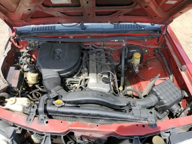 1N6DD26S6XC329351 - 1999 NISSAN FRONTIER KING CAB XE RED photo 11