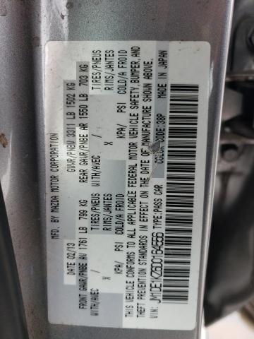 JM1DE1KZ6D0164556 - 2013 MAZDA MAZDA2 GRAY photo 12