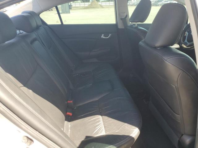 19XFB2F94DE013434 - 2013 HONDA CIVIC EXL ვერცხლისფერი ფოტო 10