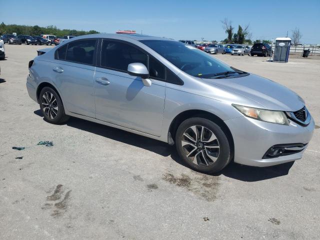19XFB2F94DE013434 - 2013 HONDA CIVIC EXL ვერცხლისფერი ფოტო 4