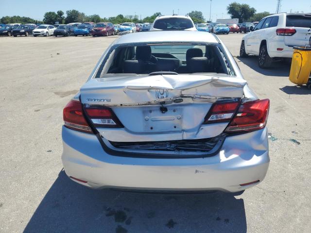 19XFB2F94DE013434 - 2013 HONDA CIVIC EXL ვერცხლისფერი ფოტო 6