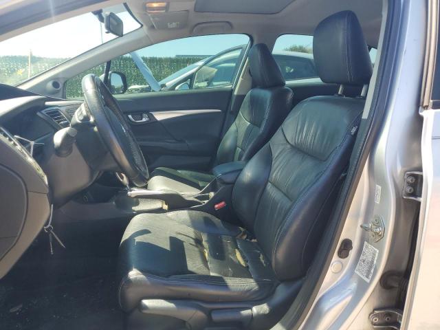 19XFB2F94DE013434 - 2013 HONDA CIVIC EXL ვერცხლისფერი ფოტო 7